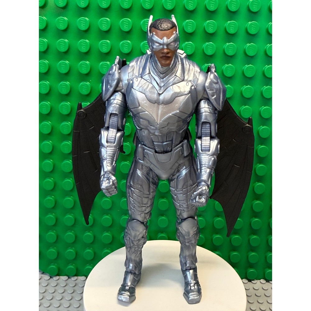 DC Comics Batwing Action Figure Batman 8" Silver Armor David Zavimbe Wings